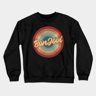 Bon Jovi Vintage Circle Crewneck Sweatshirt